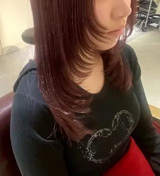 ロング カラー 🎀 マエカワ ユウリ 🎀のヘアスタイル