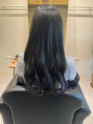 ロング カラー ゆ う あのヘアスタイル