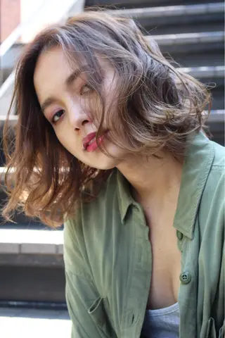 ミディアム カラー AMBER GLEAM所属・メンズカット/ メンズパーマ/新井のヘアスタイル