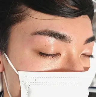 メンズ マツエク・マツパ 口コミ高評価🌠眉と まつ毛の専門MIKIのマツエク・マツパデザイン