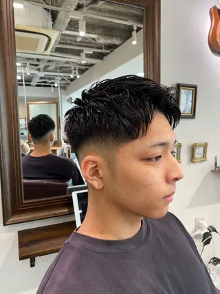 ショート Maison所属・メンズ特化 浜本志厳のヘアスタイル
