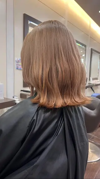 ロング カラー 酸性ストレート 🤍🎀honokaのヘアスタイル