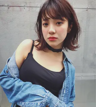 ミディアム エクステ（レミー毛） NINEのヘアスタイル