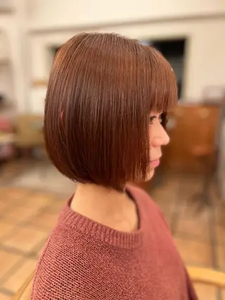 ショート カラー d'ici所属・d’ici六本木 佐藤彩のヘアスタイル