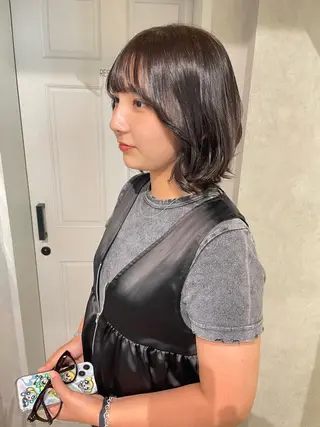 ショート カラー ナチュラル透明感🌱 小山美樹子のヘアスタイル