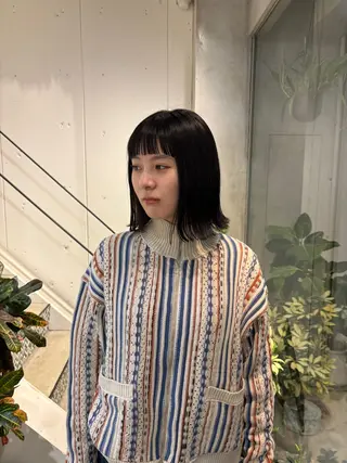 ショート リナ/名古屋/大須 カットモデルのヘアスタイル