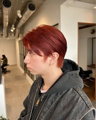 ショート 髪質改善/縮毛矯正/ 透明感カラーYUMAのヘアスタイル