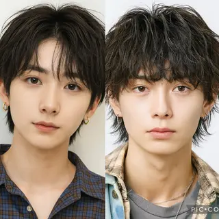 ショート カラー パーマ メンズ 美容院難民の救世主/ Gain KAKKYのヘアスタイル
