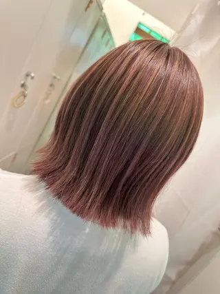 セミロング 遠藤 歩夢のヘアスタイル
