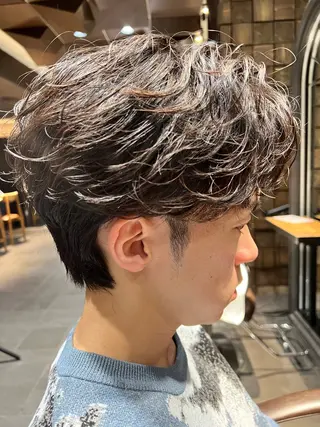 メンズ MINX中村 公亮/デザインパーマのヘアスタイル