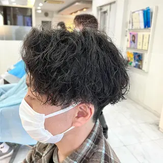 パーマ メンズ アグヘアーシータ所属・🤩メンズカット/ パーマ山本🤩のヘアスタイル
