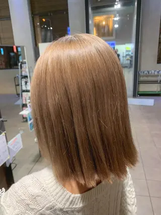 ミディアム カラー Uni.所属・地毛風ストレート/ 髪質改善/榎本流行のヘアスタイル