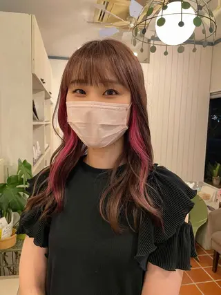 ロング カラー Lita. hairdesign所属・kako /透明感カラー🤍のヘアスタイル