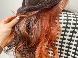ロング カラー ヘアアレンジ 新宿color🐝 AYAKA🌈💖のヘアスタイル