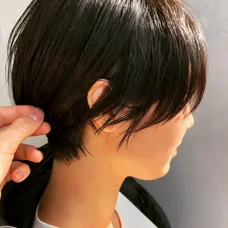 ショート ショート/ボブ/ パーマ/柏原良亮のヘアスタイル