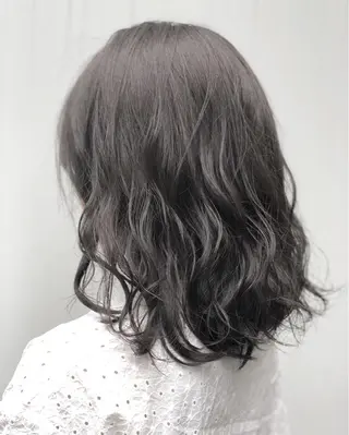 ミディアム カラー 縮毛矯正⭐️ TAKAHIROのヘアスタイル