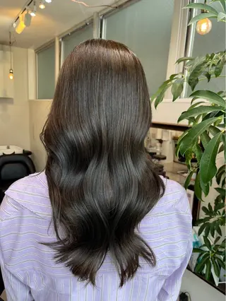 セミロング 美髪矯正/髪質改善/ 艶髪🤍伊藤梨紗のヘアスタイル