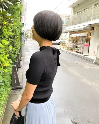 ショート SHARON(シャロン)所属・すきバサミを使わない カット✂️✨郡司泰之のヘアスタイル