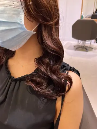 ロング パーマ ARMONY秋山輝也 コテ巻き風パーマ特化のヘアスタイル