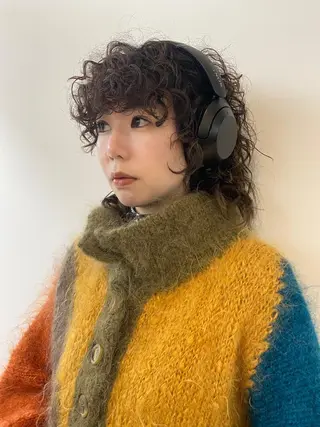 ミディアム パーマ THE  AGATA TOKYO所属・外国人風パーマ/デザ インカット🦕✨アミのヘアスタイル