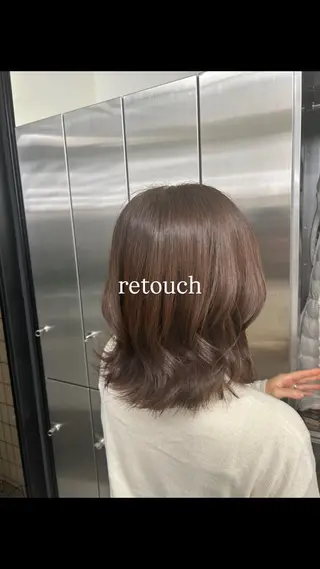 カラー リタッチ スパイ ラルパーマ/ 育斗のヘアスタイル