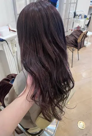ロング カラー LUNA🌙韓国ヘア 🌙レイヤーカットのヘアスタイル