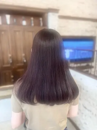 セミロング hair＆SPA Mauve 世田谷所属・暖色カラー/暗め /シオリ🎀🪄のヘアスタイル