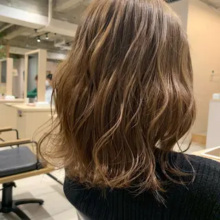 ミディアム 西岡 優太のヘアスタイル