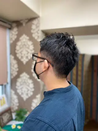 ショート メンズ kazu 店長のヘアスタイル