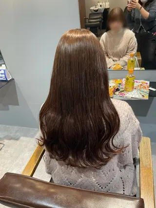 ロング Mimi🎀 ブリーチなしＷカラーのヘアスタイル