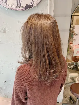 パーマ ハイライト／レイヤー 木下翔太のヘアスタイル