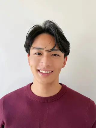 ミディアム パーマ メンズ メンズパーマ/ メンズカット/平木のヘアスタイル