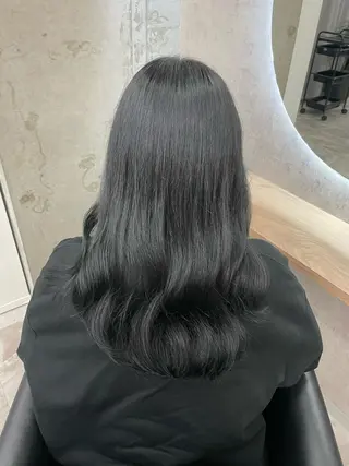 セミロング カラー ブリーチ/ベージュ 💕/momoaのヘアスタイル