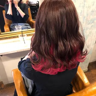 カラー chocolat.NAMBA所属・🎀 MIYUKIのヘアスタイル