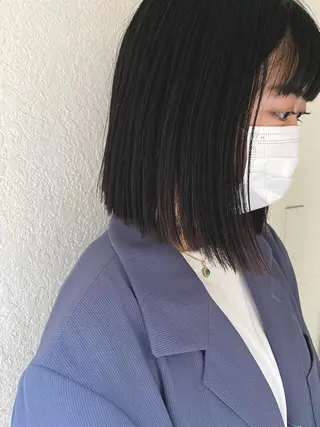 ミディアム 小川 美奈のヘアスタイル