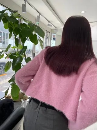 ロング 暖色ツヤカラー♥️/ senri.のヘアスタイル
