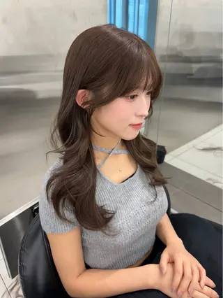 ロング 銀座/顔周りレイヤー 🤍kanohoのヘアスタイル