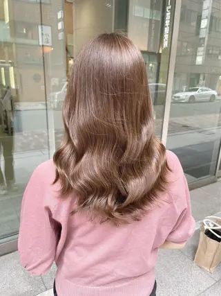 セミロング カラー 【縮毛矯正特化】 kyokaのヘアスタイル