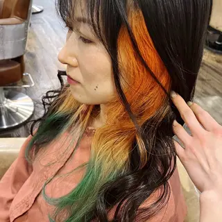 ロング カラー HAIR SALON M Fe's 池袋所属・👾坂田 天音👾のヘアスタイル