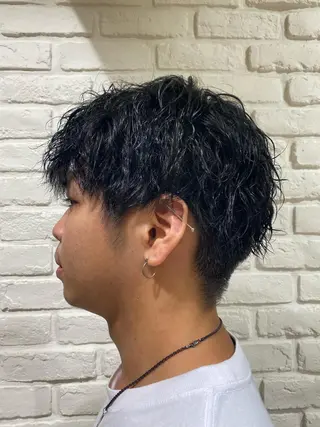パーマ メンズ 竹嶌 啓人のヘアスタイル