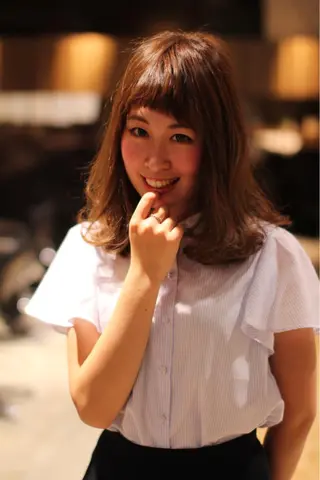 セミロング ヤマダ タケトのヘアスタイル