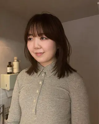 ミディアム カラー iroha/ n.w.h🎀のヘアスタイル
