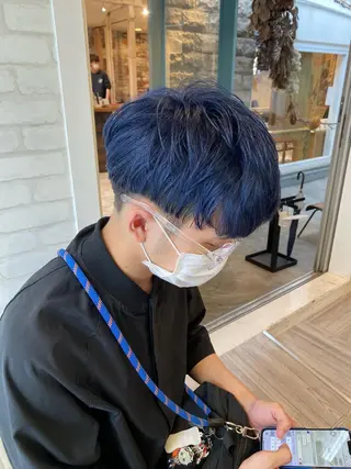 カラー メンズ すずき なぎさ☀️のヘアスタイル