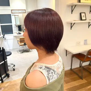 ショート カラー 🌱カラー&トリート メント🌱SOUTAのヘアスタイル