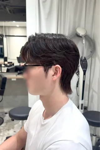 ショート カラー パーマ ヘアアレンジ メンズ IVY表参道所属・ヘアメイク小野リエ 韓国ハーフ🦊のヘアスタイル