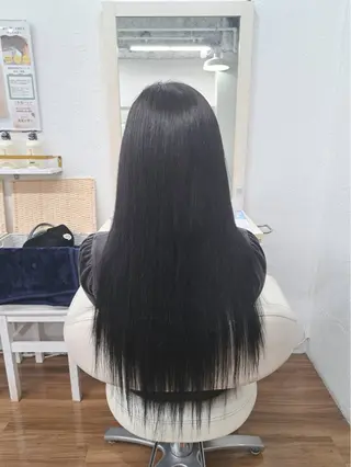 ロング カラー GLOSS 心斎橋 山上のヘアスタイル