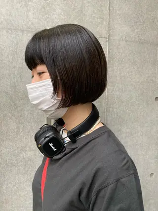 ショート カラー hemm,hemm.所属・ショート・ボブ MIKUのヘアスタイル