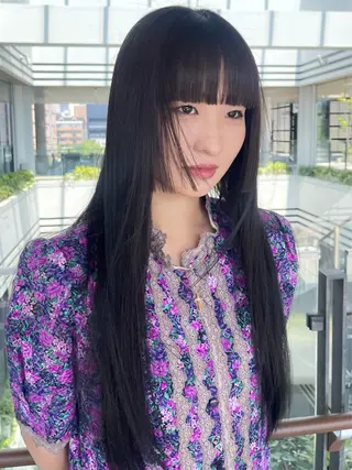ロング 園田 渉 ◤SHIKIO◢のヘアスタイル
