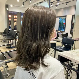 セミロング カラー 増子 祐太朗のヘアスタイル