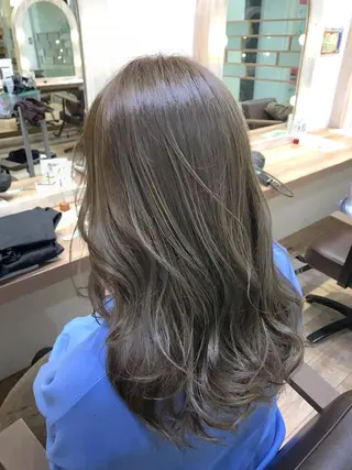 セミロング カラー ✨酸性ストレート✨ 南川だいさくのヘアスタイル